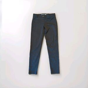 Betabrand Dress Pant Yoga Pants Womens Small Gray Striped Pull On Skinny